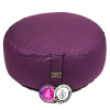 Coussin de méditation aubergine coton BIO (OCS) -- 33x17 cm； ±2300 g