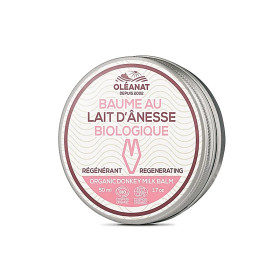 Oléanat baume au lait d'ânesse hypoallergénique BIO -- 50 ml