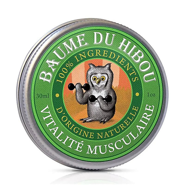 Baume du hibou Vitalité musculaire BIO -- 30 ml