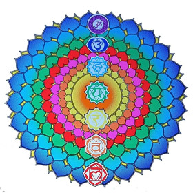 Adhésif fenêtre  Chakra Healing -- 14 cm