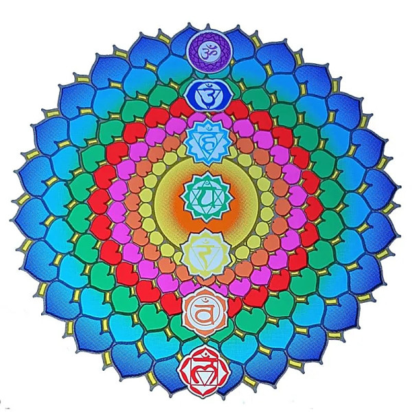 Adhésif fenêtre  Chakra Healing -- 14 cm