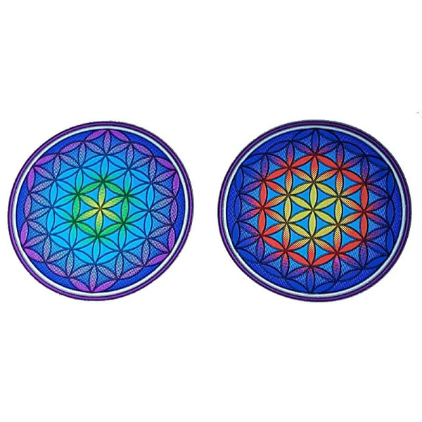 Adhésifs fenêtre Fleur de Vie Mandala -- 2x6 cm
