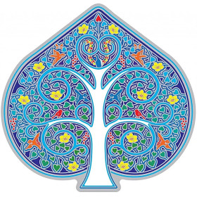 Adhésif fenêtre Arbre de Vie -- 11 cm