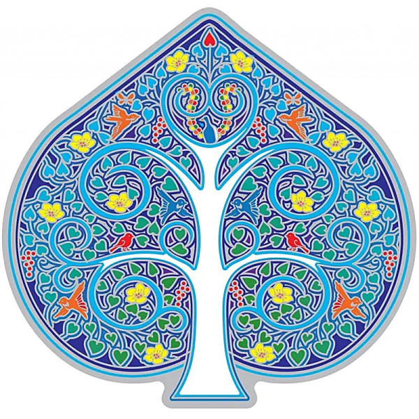 Adhésif fenêtre Arbre de Vie -- 11 cm