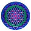 Adhésif fenêtre  Fleur de Vie Sacrée -- 13,5 cm