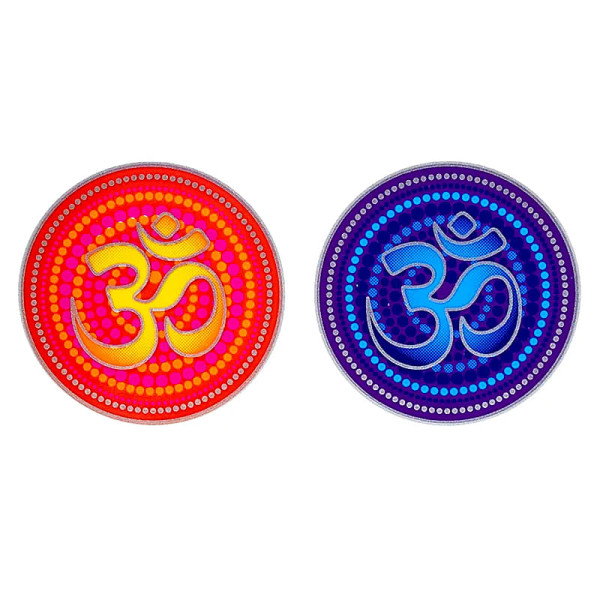 Adhésif fenêtre Cosmic Om -- 6 cm