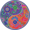 Adhésif fenêtre  Mandala Yin Yang -- 13,5 cm