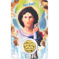 Médaille sur carte Michaël