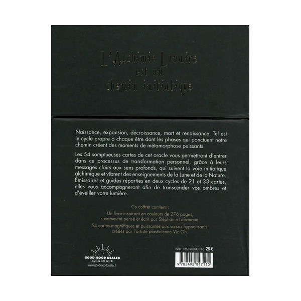 Ors et ombres oracle d'alchimie lunaire