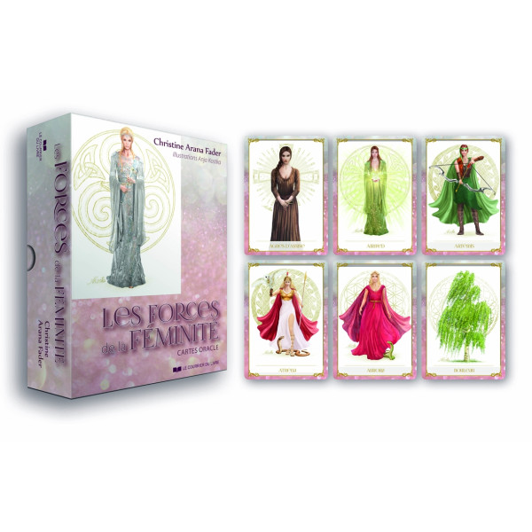 Les forces de la féminité : Cartes oracle, avec 43 cartes