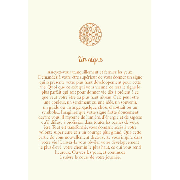 La fleur de vie : 52 cartes oracle pour se connecter à la sagesse dAstar