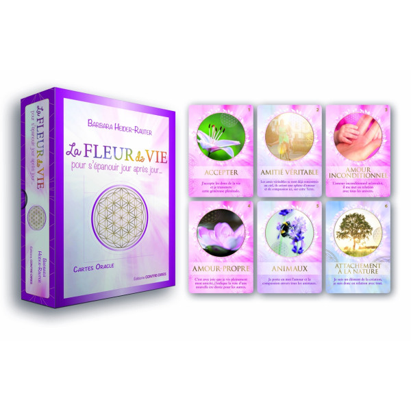 La fleur de vie pour sépanouir jour après jour : Avec 50 cartes Oracle