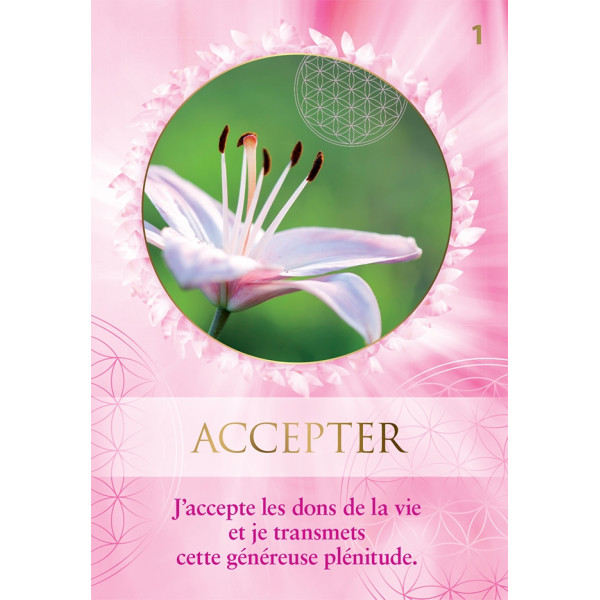 La fleur de vie pour sépanouir jour après jour : Avec 50 cartes Oracle