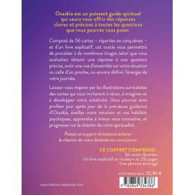 L'oracle Osazkïa : Contient : 56 cartes illustrées, 1 livret explicatif, 1 planche de tirage