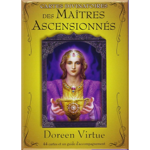 Cartes divinatoires des Maîtres Ascensionnés - 44 cartes et un guide daccompagnement