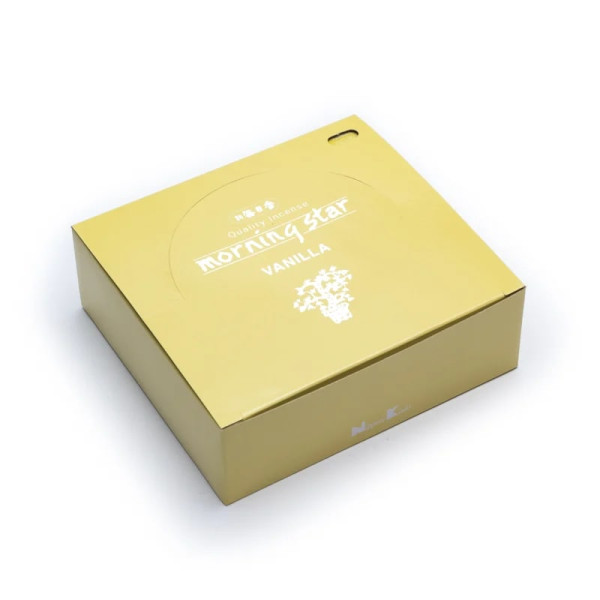 Emballé par 12, Encens Morning Star Vanille -- 20 g