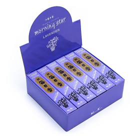 Emballé par 12, Encens Morning star - Lavande -- 20 g
