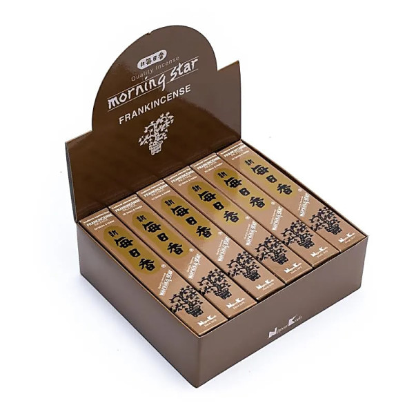 Emballé par 12, Encens Morning star - Frankincense -- 20 g