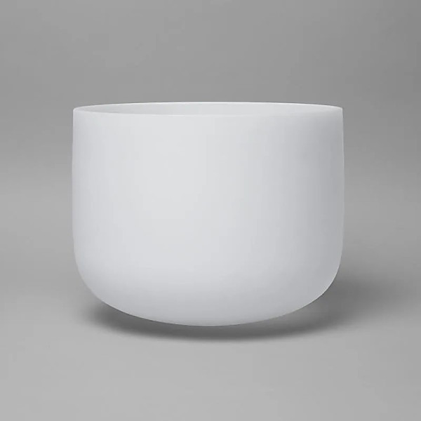 Bol chantant de cristal note LA + Housse -- 30 cm