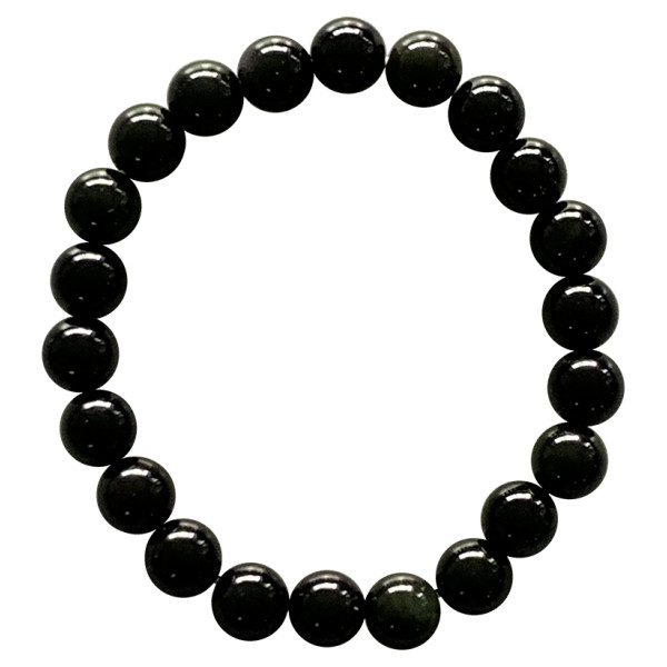 Obsidienne œil celeste 8 mm