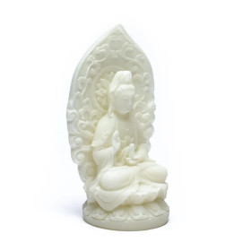 Quan Yin statuette blanche -- 12 cm