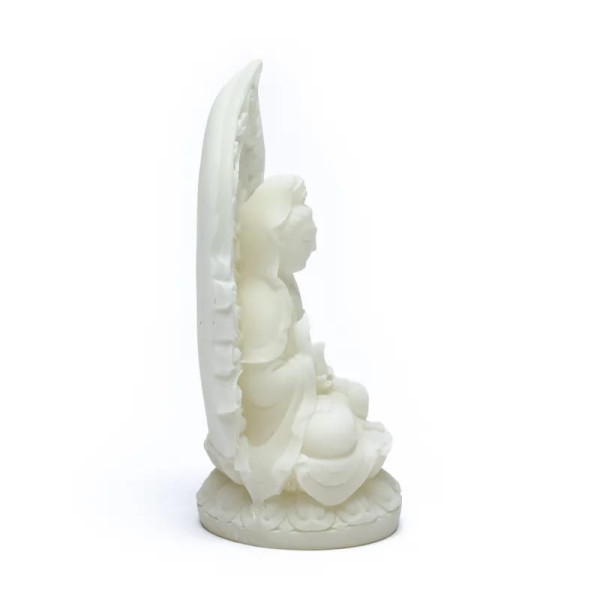 Quan Yin statuette blanche -- 12 cm
