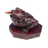Grenouille Feng Shui rouge -- 200 g； 8 cm