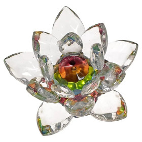 Fleur de Lotus en verre - moyen -- 8.5 cm