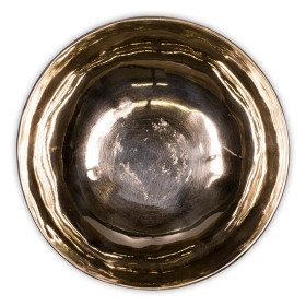 Bol Chantant Tibétain Shanti coleur or -- 400-500 g； 13-14 cm