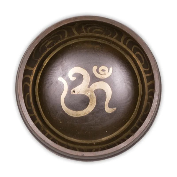 Bol chantant Om SET cadeau rouge -- 180 g； 8 cm