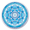Adhésif fenêtre 5ème chakra (Vishuddha) -- 10.5 cm