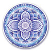 Adhésif fenêtre 6ème chakra (Ajña) -- 10.5 cm