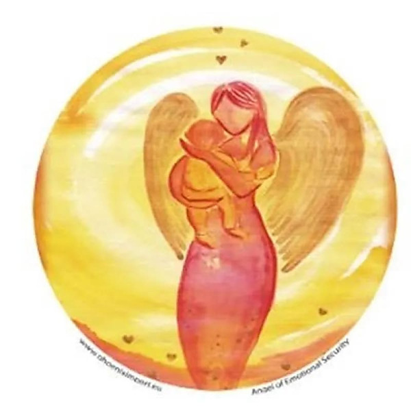 Adhésif verre/fenêtre Ange Sécurité Emotive -- 11.7 cm