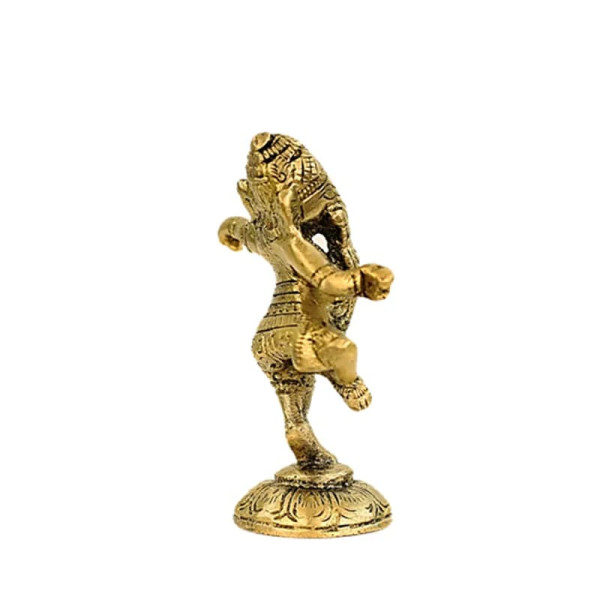 Ganesh dansant laiton -- 178 g； 10 cm