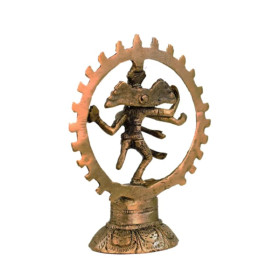 Shiva Nataraj laiton bicolore -- 116 g； 10 cm