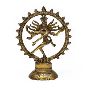 Shiva Nataraj laiton monochrome -- 702 g； 20 cm