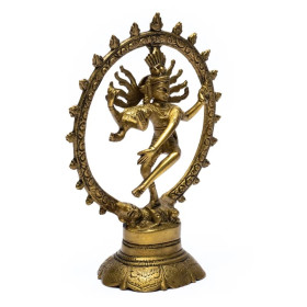 Shiva Nataraj laiton monochrome -- 702 g； 20 cm