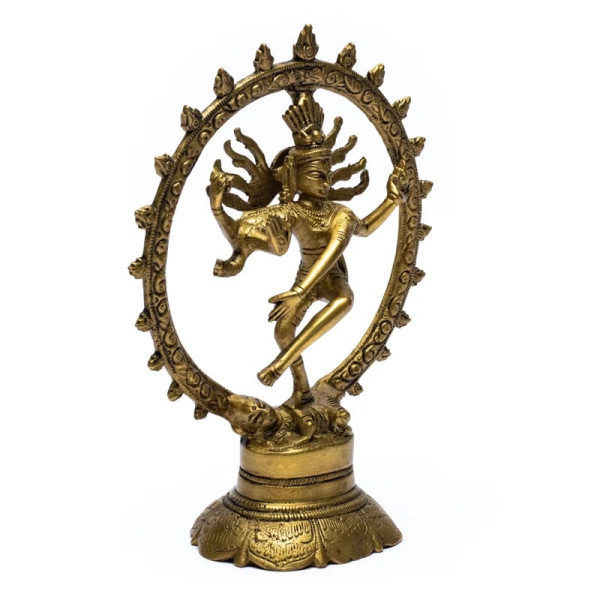 Shiva Nataraj laiton monochrome -- 702 g； 20 cm