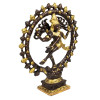 Shiva Nataraj laiton bicolore plus grand -- 2340 g； 27 cm