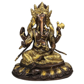 Ganesh laiton bicolore -- 2050 g； 20 cm