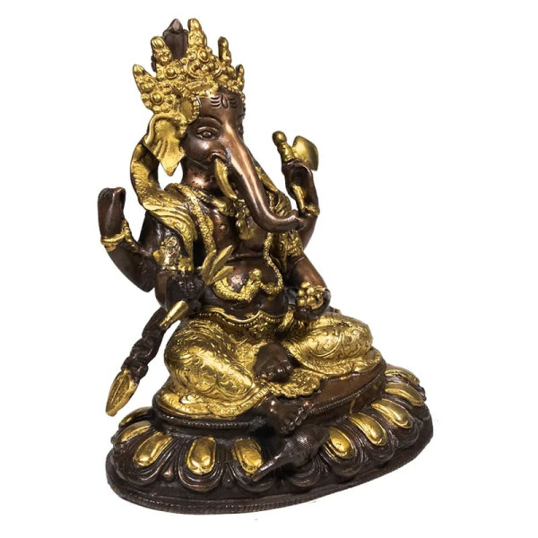 Ganesh laiton bicolore -- 2050 g； 20 cm