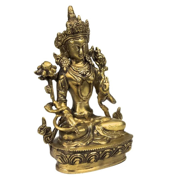 Tara Blanche laiton -- 1734 g； 20 cm