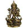 Tara Verte statue laiton moyenne -- 1740 g； 20 cm