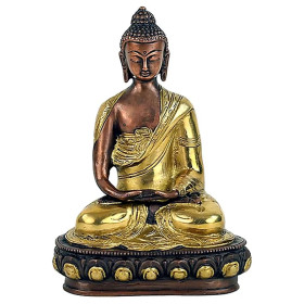 Bouddha Amithaba statue bicolore -- 1500 g； 20 cm