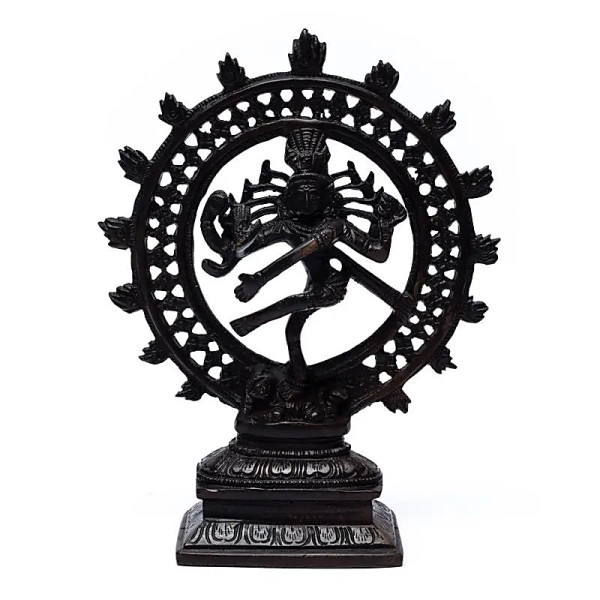 Shiva Nataraj laiton monochrome -- 1020 g； 20 cm