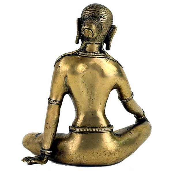 Statue de Parvati monochrome -- 1100 g； 15 cm