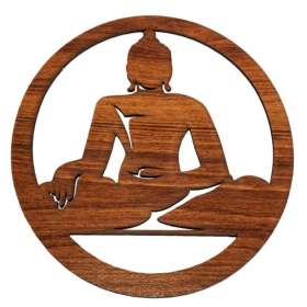 Panneau aimanté en bois Bouddha