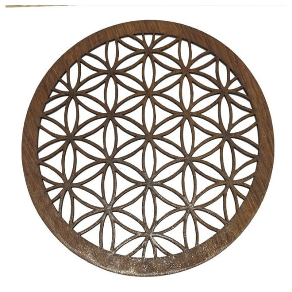 Panneau aimanté en bois Fleur de vie