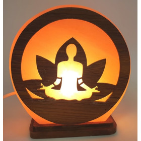 Lampe de Sel Yoga Lotus 5KG
