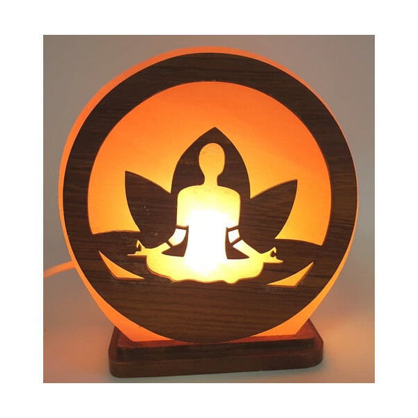 Lampe de Sel Yoga Lotus 5KG
